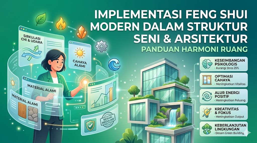 Implementasi Feng Shui Modern dalam Struktur Seni & Arsitektur