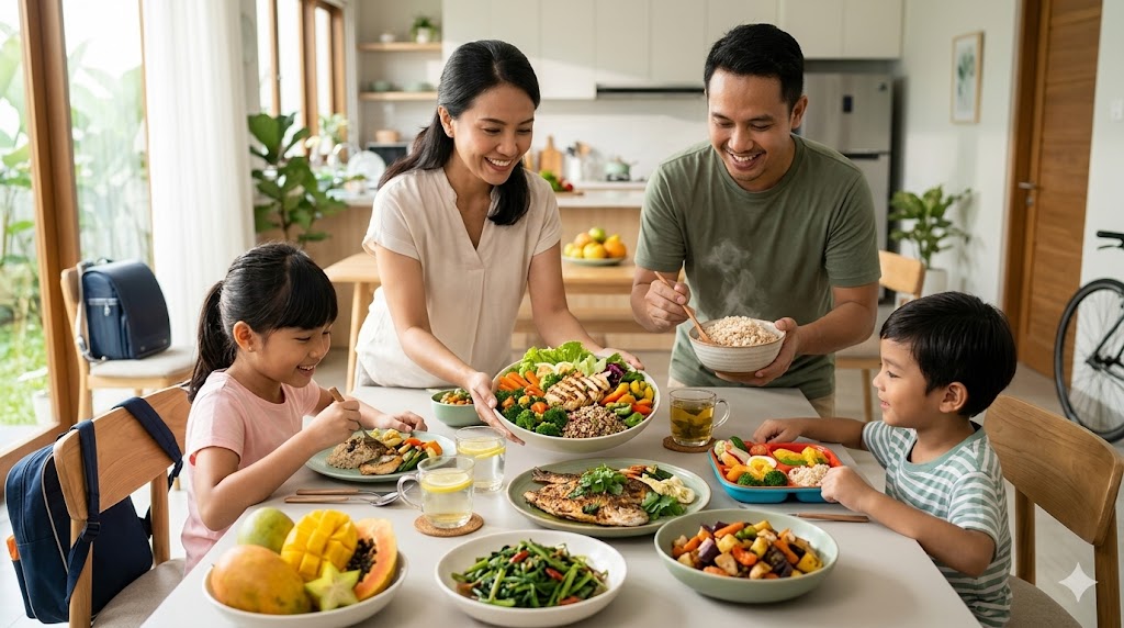 Menu Nutrisi Seimbang (Health) Mendukung Aktivitas Keluarga